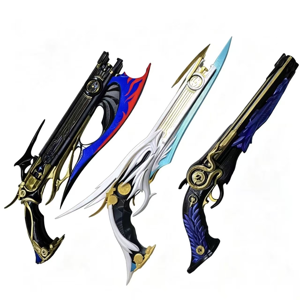 Detachable Cosplay Prop - Galbrena Abnehmbare Cosplay-Waffen Requisiten Spiel Wuthering