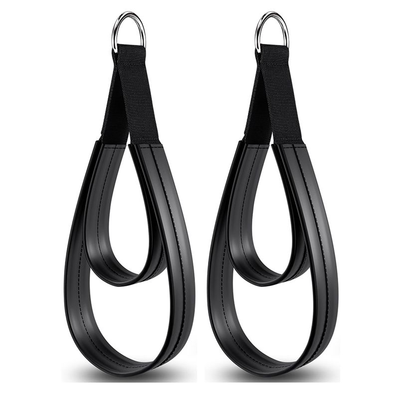 D Ring Strap - 2-teiliges Pilates-Gurtsystem-Set, Pilates-Doppelschlaufen-Gurtsystem für Reformer, Fitness-D-Ring-Gurte,