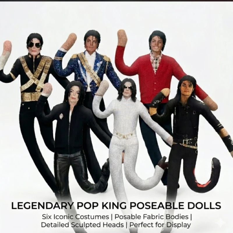 Evoker Cosplay Prop - Michael Jackson Cosplay Requisiten-Puppe Plüschfigur Abstrakte