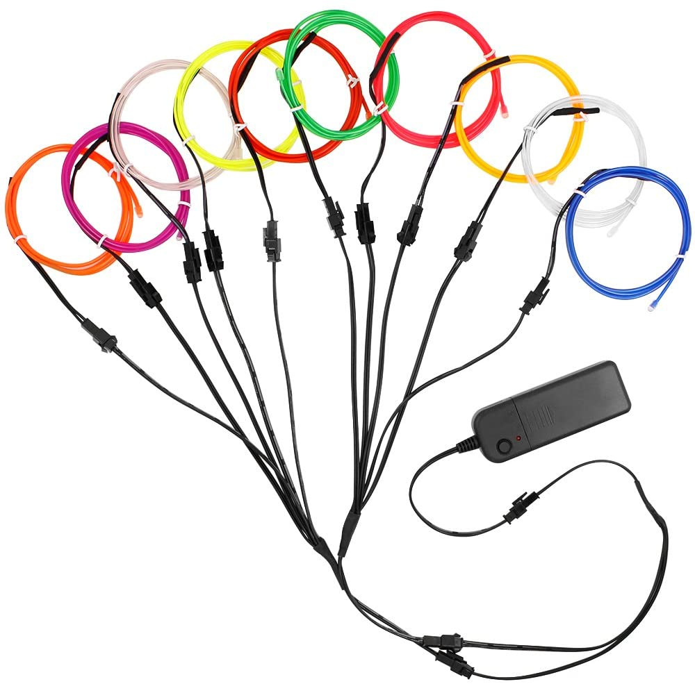 5-in-1-Leuchtdrahtkabel, LED,  – Led El Wire Bewertung und Preis