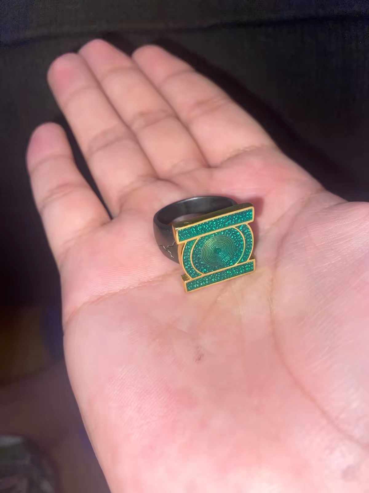Neuer Green Lantern Corps Ring – Cosplay Fire Prop Bewertung und Preis