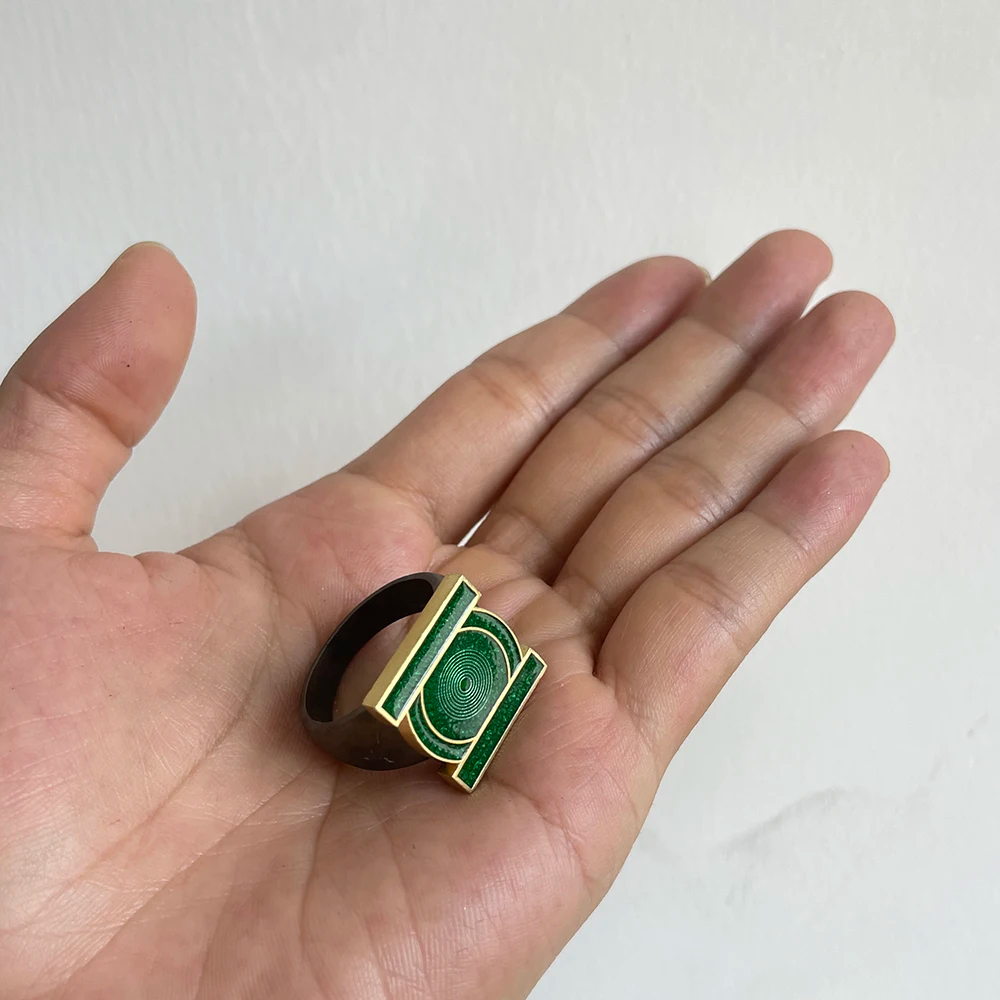 Neuer Green Lantern Corps Ring – Cosplay Fire Prop Bewertung und Preis