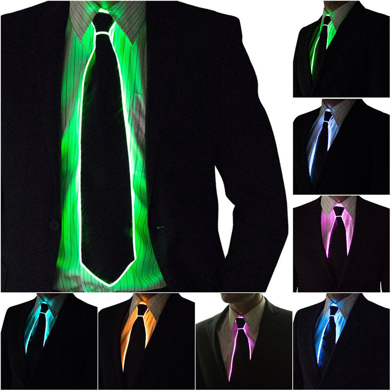 Männer Glowing Tie EL Draht Ne – Led El Wire Bewertung und Preis