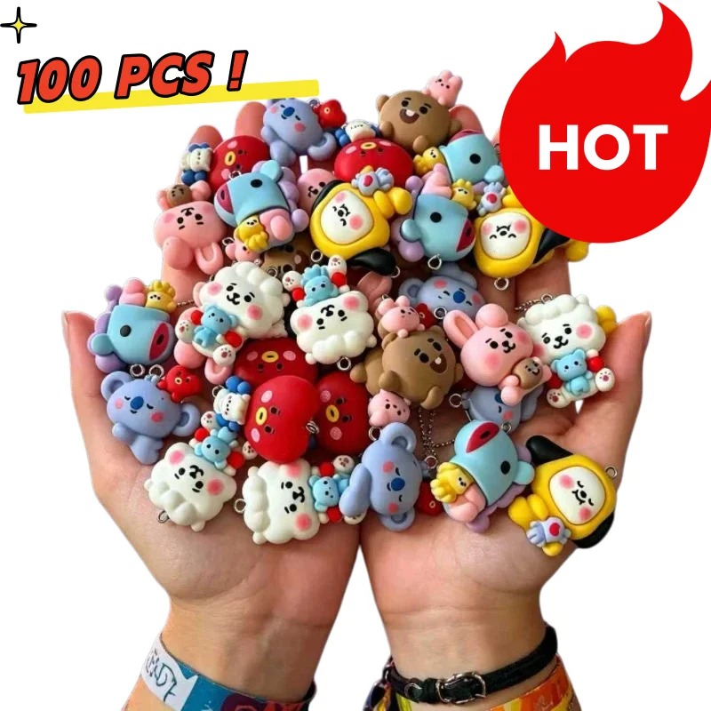 7 Stück BT21 Harz-Cartoon-Anhä – Cosplay Prop Diy Bewertung und Preis