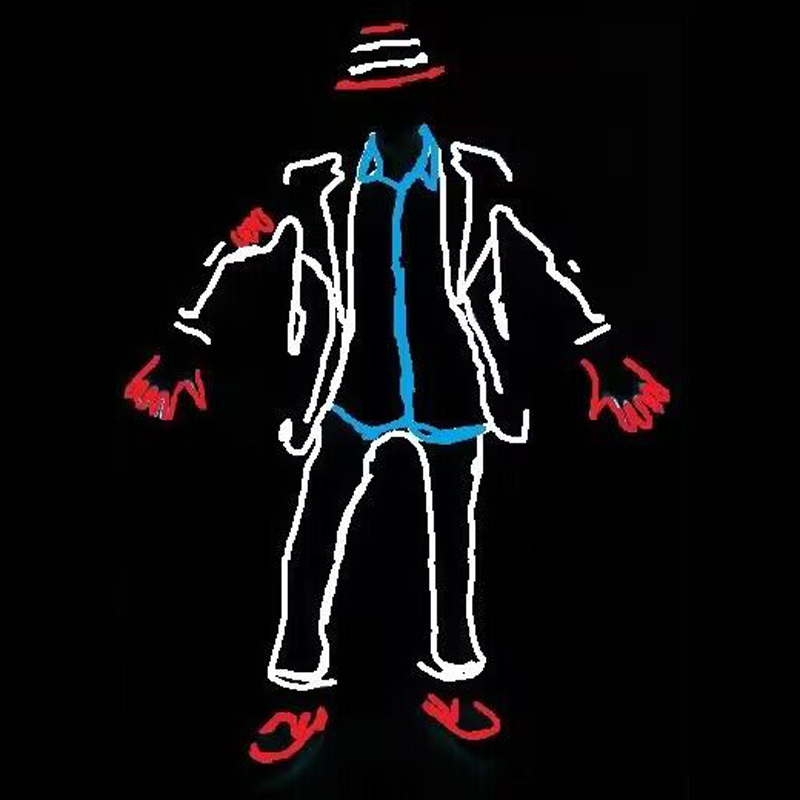 EL Wire Glowing Jazz Dance Kos – Led El Wire Bewertung und Preis